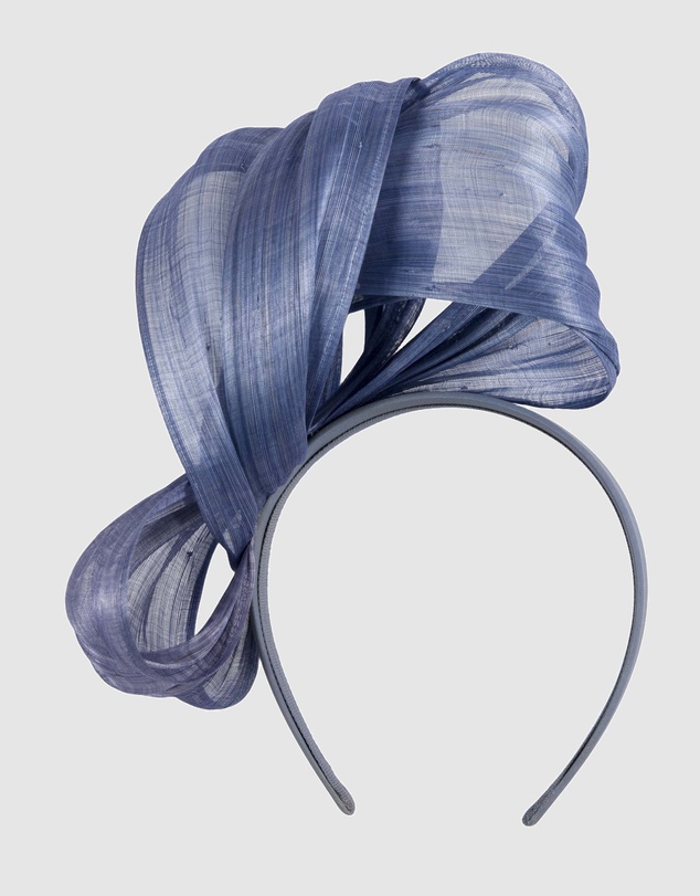 Fillies Collection - Bespoke Navy Bow Racing Fascinator