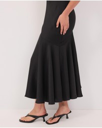 Calli - Easton Satin Midi Dress