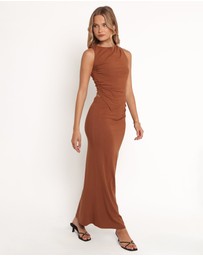 Petal & Pup - Elowen Asymmetric Skirt Set - Brown