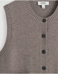 COS - Merino Wool Buttoned Vest