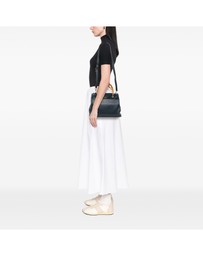 Pre-Loved by Azura Reborn - Pre-Loved Small Calfskin Bamboo Shopper Satchel