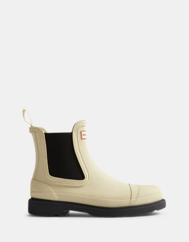 Hunter - Women's Chelsea Commando Boot Gravel/Black
