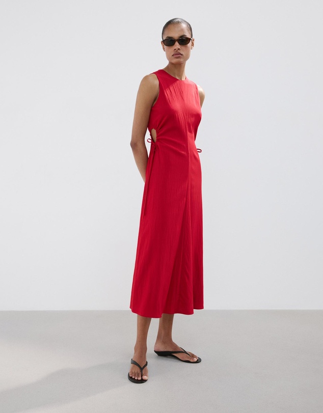 M.N.G - Cut-Out Dress with Bows