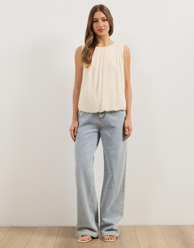 Atmos&Here - Harriet Draped Sleeveless Top