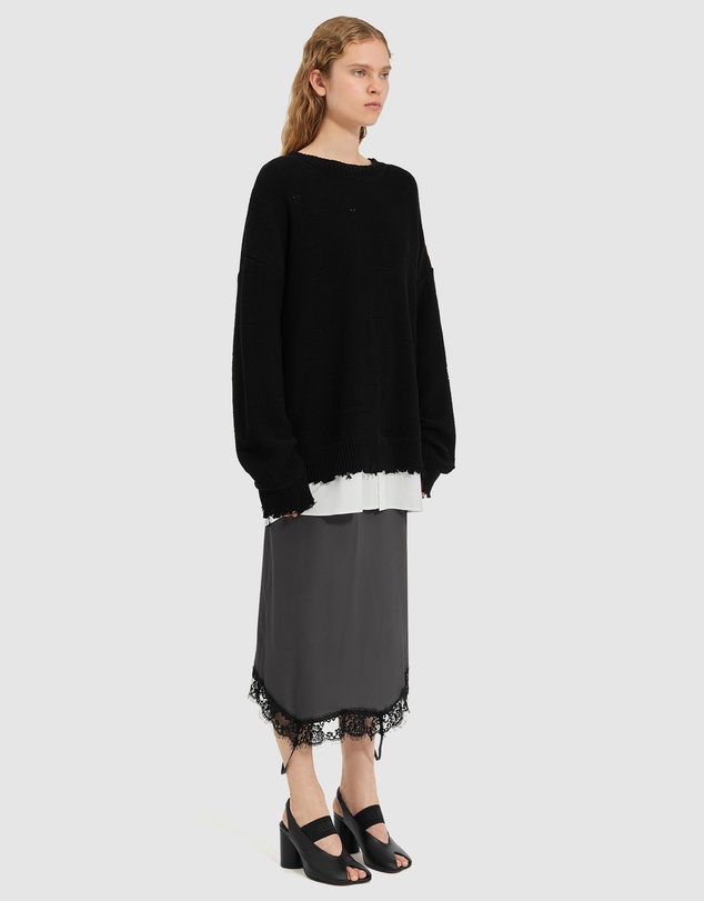 MM6 Maison Margiela - Distressed Hem Sweater