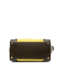 Pre-Loved by Azura Reborn - Pre-Loved Micro Tricolor Leather Luggage Tote