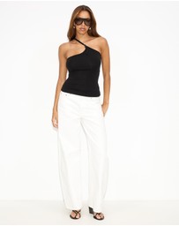 Dazie - Lagos Asymmetric Tank Top