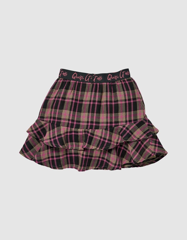 Quapi - Kendra Check Ruffle Skirt - Kids-Teens