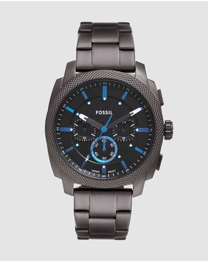 Fossil - Machine Gun-Metal Chronograph Watch