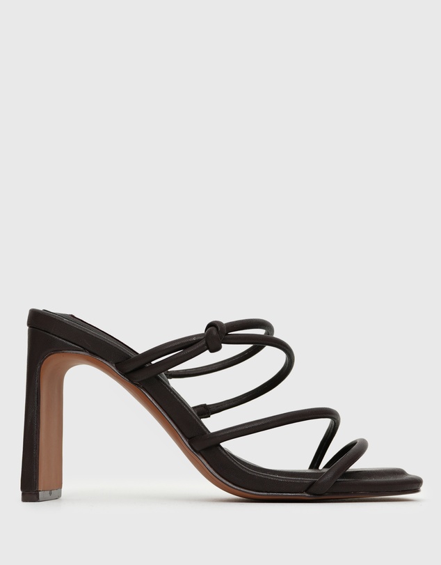 Betts - Wider Fit Cleopatra High-Heeled Strappy Mules