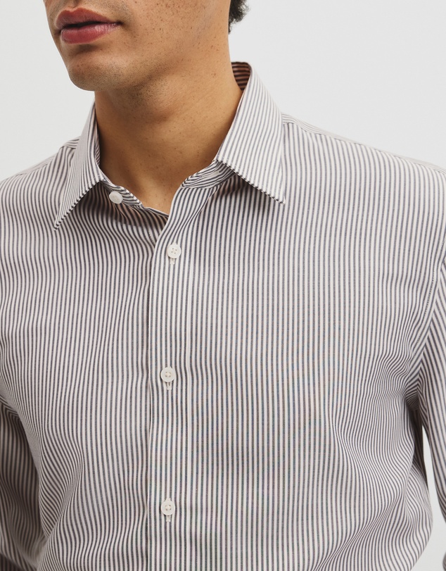 Country Road - Slim Fit Stripe Travel Shirt