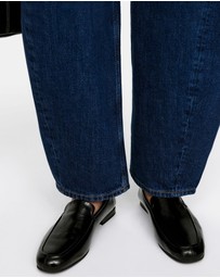 ARKET - Lacquered Leather Loafers - Women's