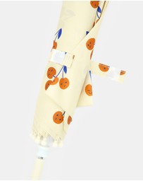 Morgan & Taylor - Cherry Kids Umbrella in Cream and Peachy Orange