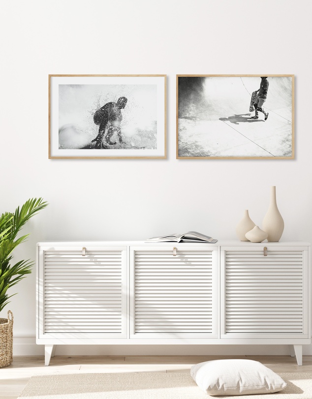 Olive et Oriel - Surf Spray Gold Coast Art Print