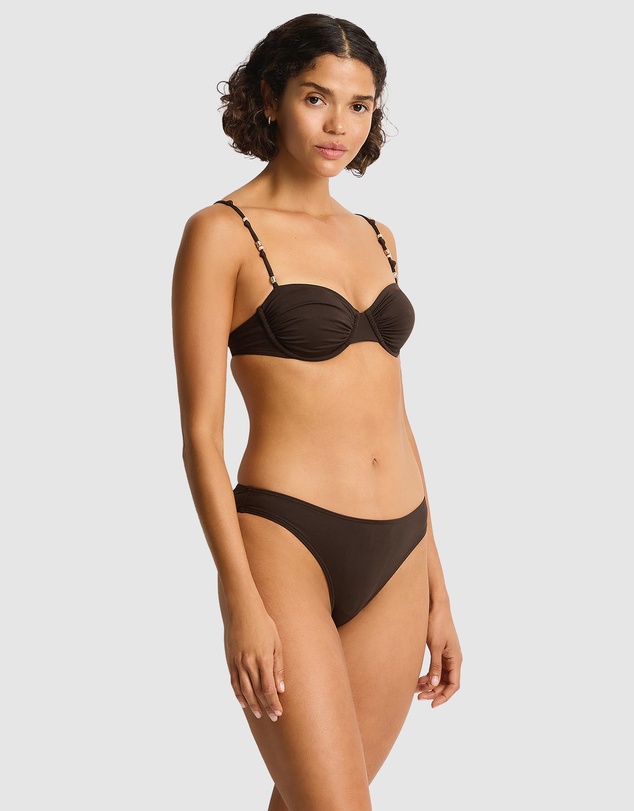 Sea Level Australia - De Luxe Ruched Balconette Bra Top