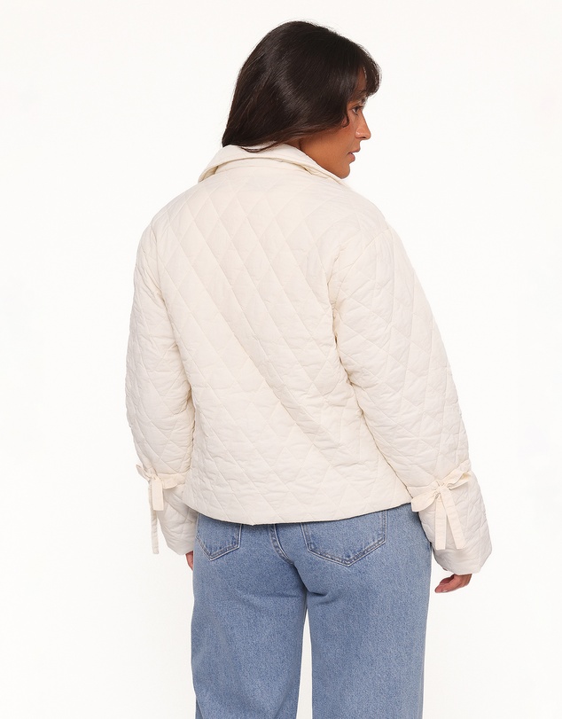 Petal & Pup - Caitlin Quilted Jacket - Cream