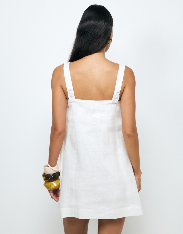 AERE - Tansy Linen Mini Dress