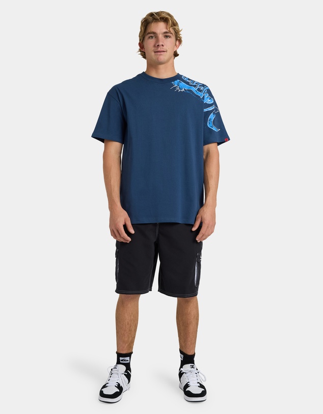 Quiksilver - Mens YG Scrawled Oversized T-Shirt