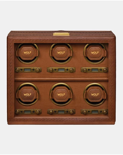 Wolf - WOLF Brogue 6 Piece Watch Winder