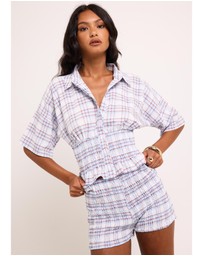 Insight - Harley Shirred Check Shirt
