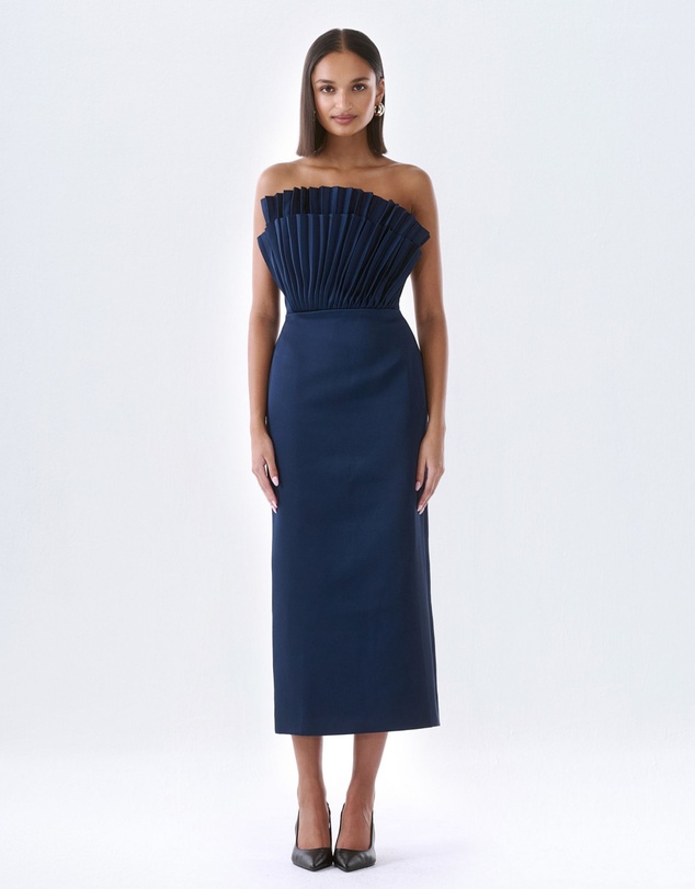 JUSTIN TONG - Rory Pleated Gown