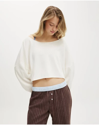 Cotton On Body - Off The Shoulder Cropped Knit