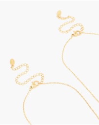 Lovisa - Waterproof Gold Plated Stainless Steel Cubic Zirconia Necklaces 2-Pack