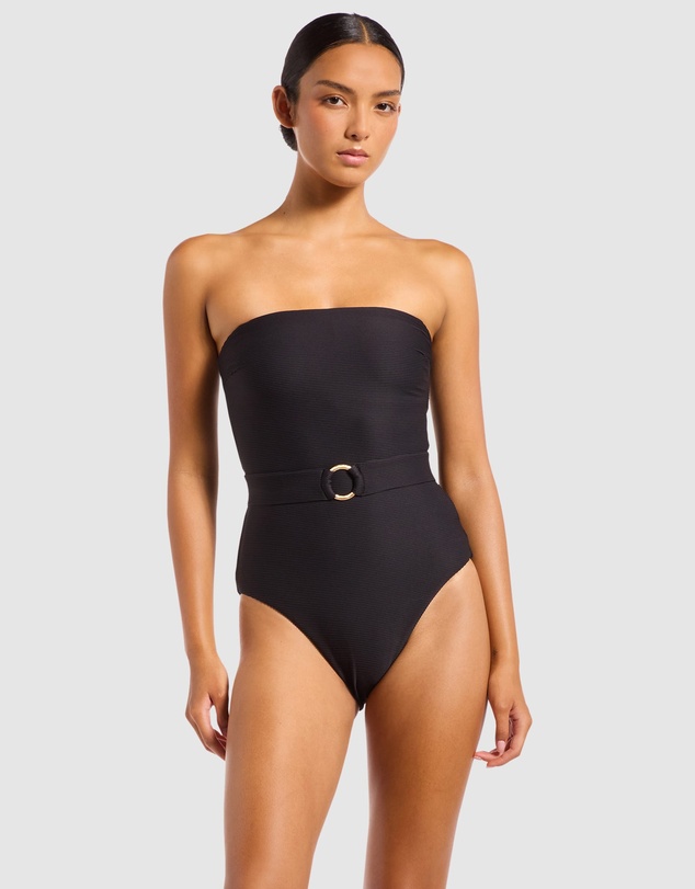 JETS - Jetset Lines Belted Bandeau One Piece