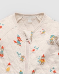 Purebaby - Quilted Growsuit -Kids-Babies