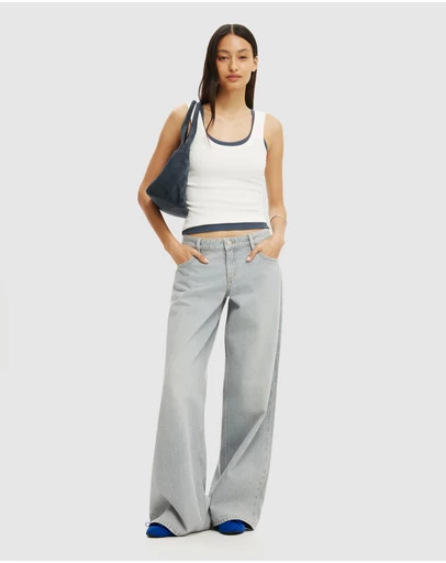 Cotton On - Low Rise Wide Jeans