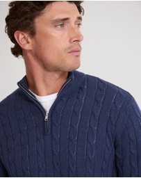 Oxford - Marlon Zip Neck Cable