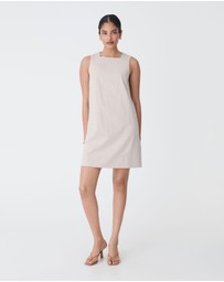 Forcast - Koora Checked Mini Shift Dress