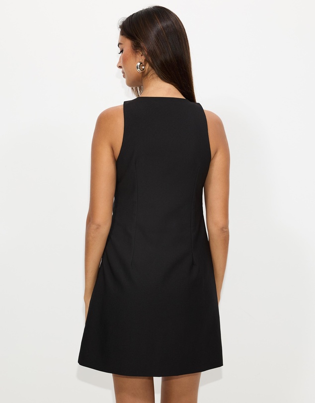 Dazie - Daybreak Keyhole Mini Dress