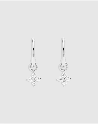 By Charlotte - Crystal Bloom Hoops