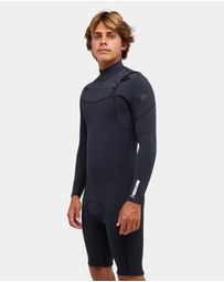 Quiksilver - Mens 2/2mm Everyday Sessions Chest Zip Long Sleeve Springsuit