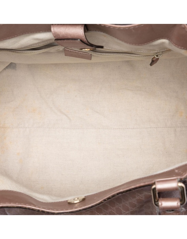 Pre-Loved by Azura Reborn - Pre-Loved Large Metallic Microguccissima Sukey Tote