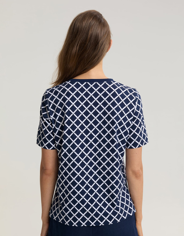 Sportscraft - Geo Print Merc Tee