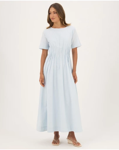 Atmos&Here - Maya Pleat Maxi Dress