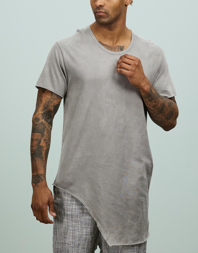 Surrounded By Ghosts - The Coltan Cotton Asymmetrical Tail T-Shirt
