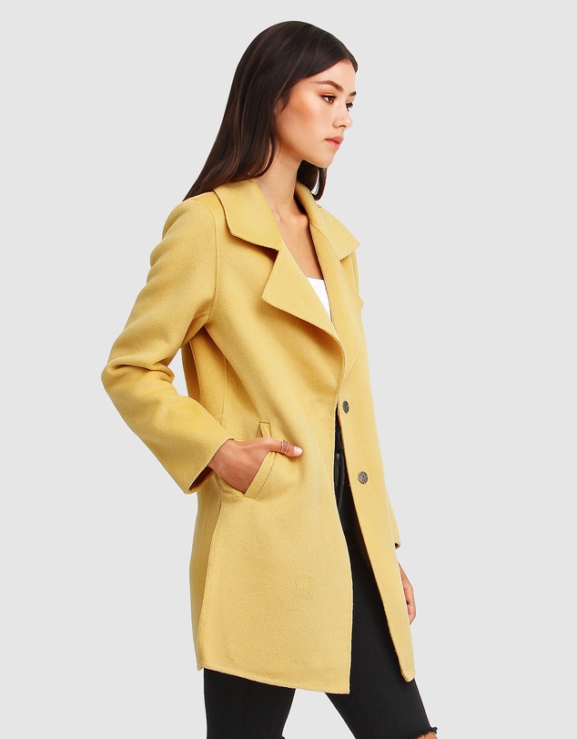Belle & Bloom - Ex-Boyfriend Wool Blend Oversized Coat