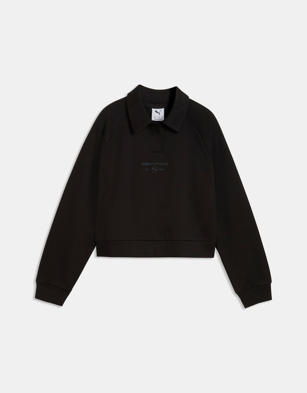 Puma - Class Relaxed Cropped Fleece Sweatshirt - Girls