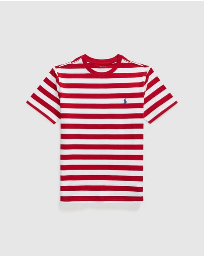 Polo Ralph Lauren - Striped Cotton Jersey Tee - Teens