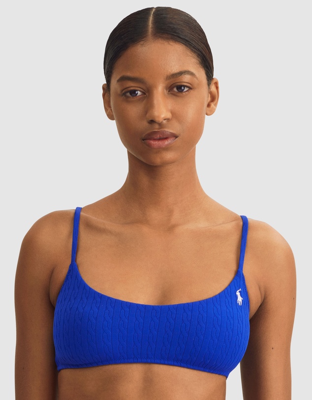 Polo Ralph Lauren - Cable Jacquard Kennedy Scooped Bikini Top