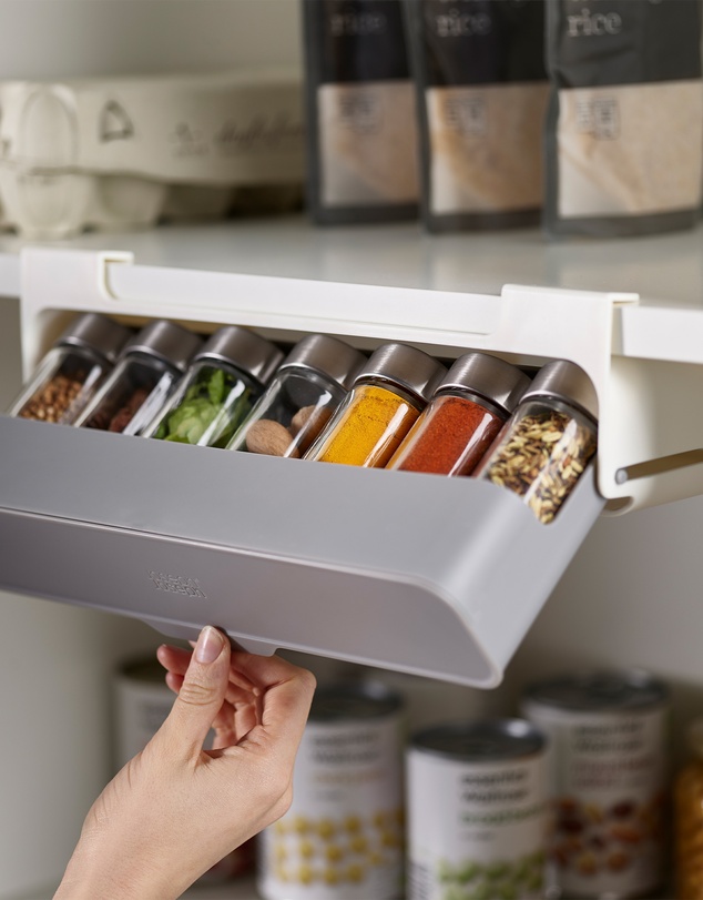 Joseph Joseph - CupboardStore™ Under-shelf Spice Rack (Grey)
