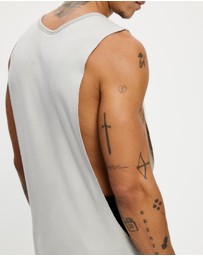 Surrounded By Ghosts - The Titanium Rib Knit Muscle T-Shirt