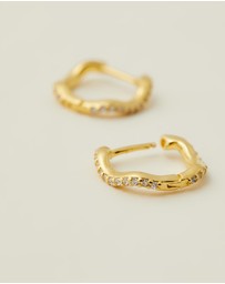 SAINT VALENTINE - Luna Wave Huggies - Gold