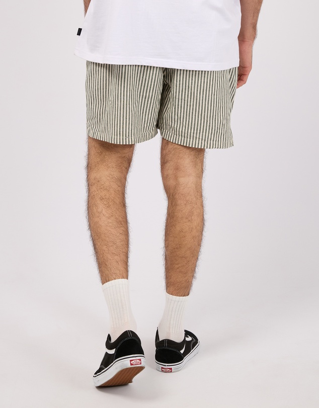 Silent Theory - Stripe Linen Shorts