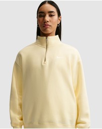 Nike - Sportswear Phoenix Fleece Oversized 1/4-Zip Long Sweatshirt