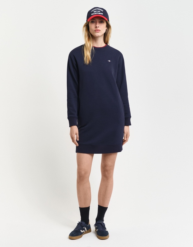 Gant - Shield Crew Neck Sweat Dress