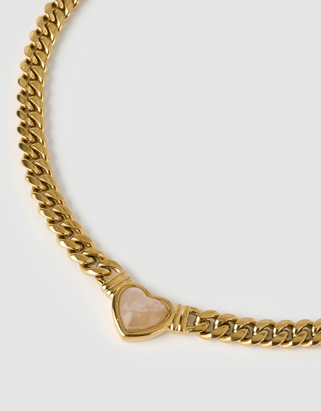 Arms Of Eve - Valentine Necklace - Rose Quartz